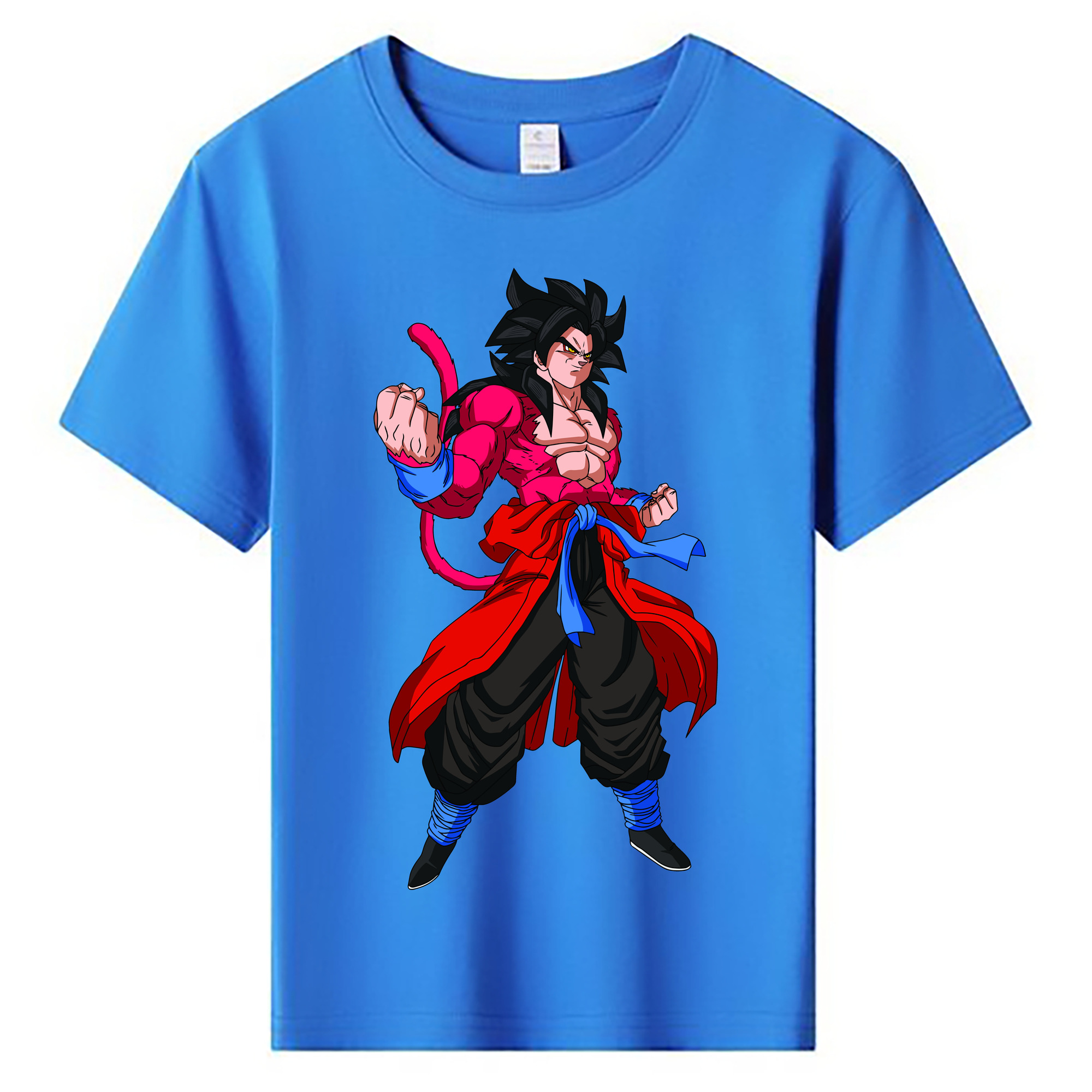 （画像用） ドラゴンボール 孫悟空（そん ごくう）Son Goku カカロット DRAGON BALL Kakarotto 綿100％キッズTシャツ（フロントプリント）